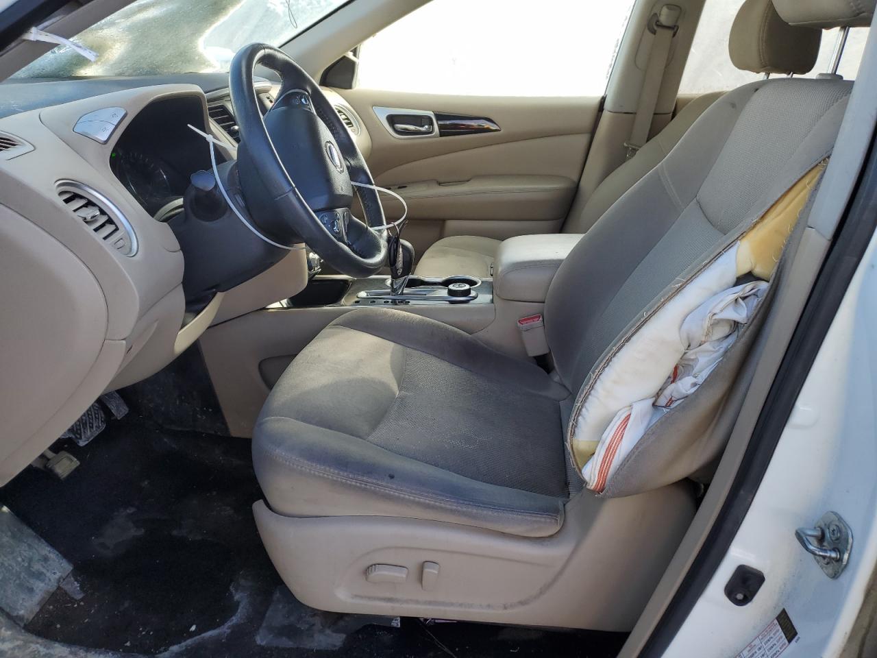 2018 Nissan Pathfinder VIN 5N1DR2MM1JC628337 Copart auction photo, front end / all over damage thumbnail 7