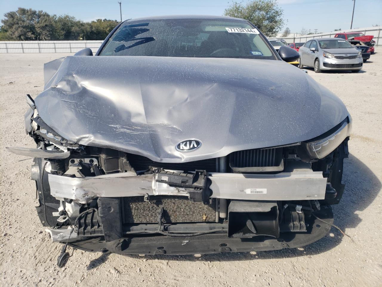 2021 KIA K5 VIN 5XXG14J27MG011813 Copart auction photo, front end / side damage thumbnail 5