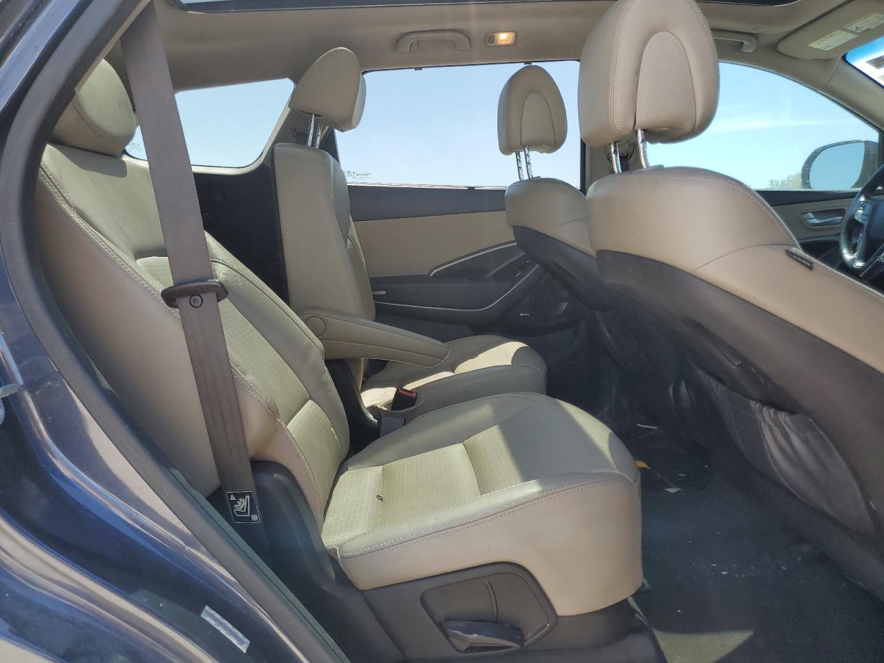 2014 Hyundai Santa Fe VIN KM8SR4HFXEU087013 Copart auction photo, front end / side damage thumbnail 11