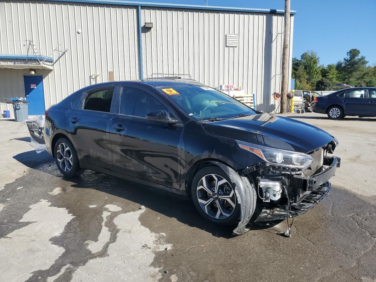 2019 KIA Forte VIN 3KPF24AD4KE036121 Copart auction photo, front end / vandalism damage thumbnail 4