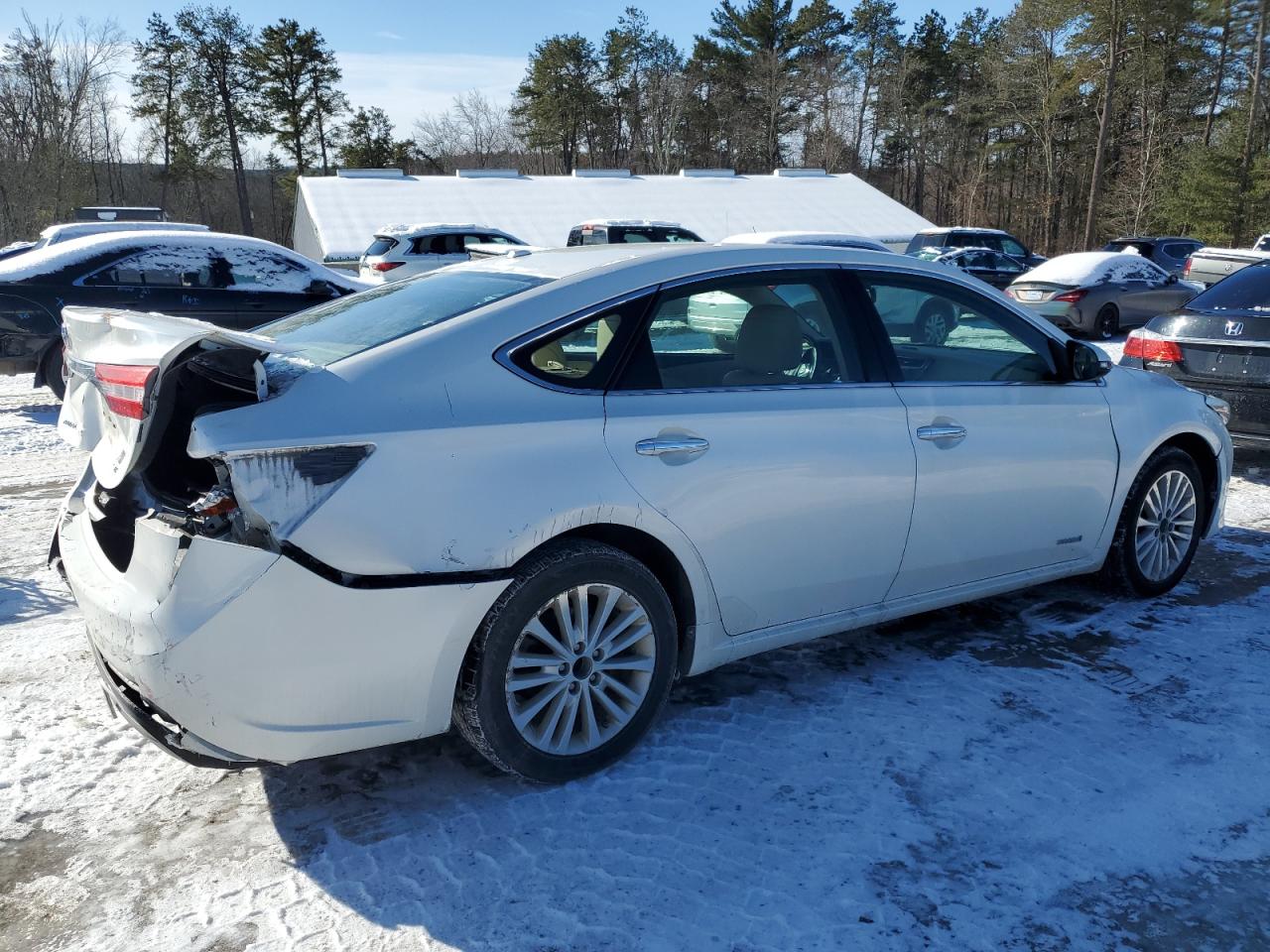 2013 Toyota Avalon VIN 4T1BD1EB4DU012644 Copart auction photo, rear end / side damage thumbnail 3