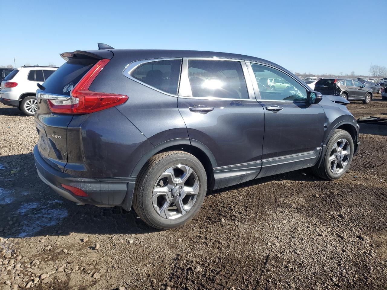 2019 Honda CR-V VIN 5J6RW2H8XKL035569 Copart auction photo, front end damage thumbnail 3