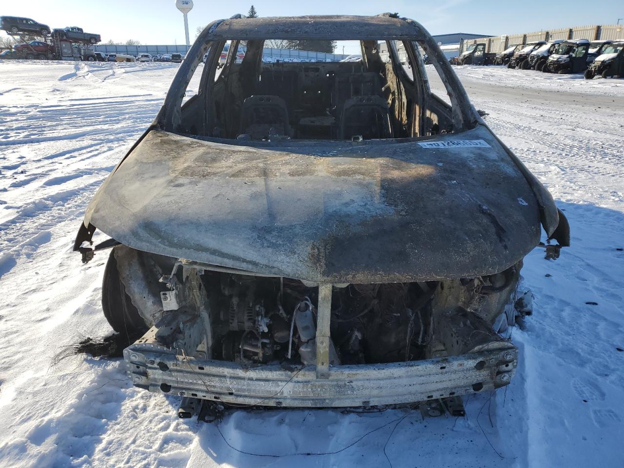 2019 Chevrolet Traverse VIN 1GNEVHKW5KJ170866 Copart auction photo, burn damage thumbnail 5