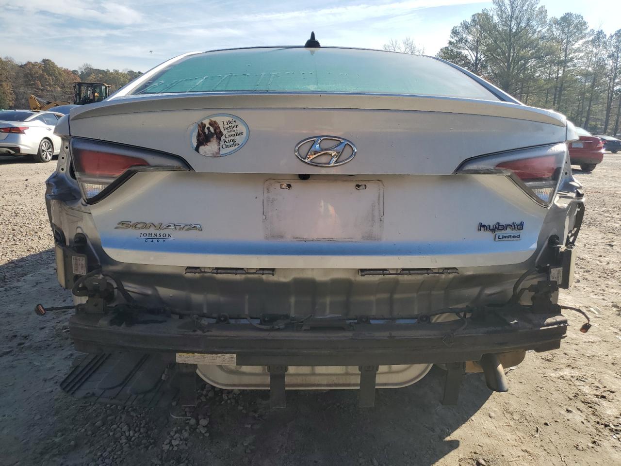 2017 Hyundai Sonata VIN KMHE34L19HA055153 Copart auction photo, side damage thumbnail 6
