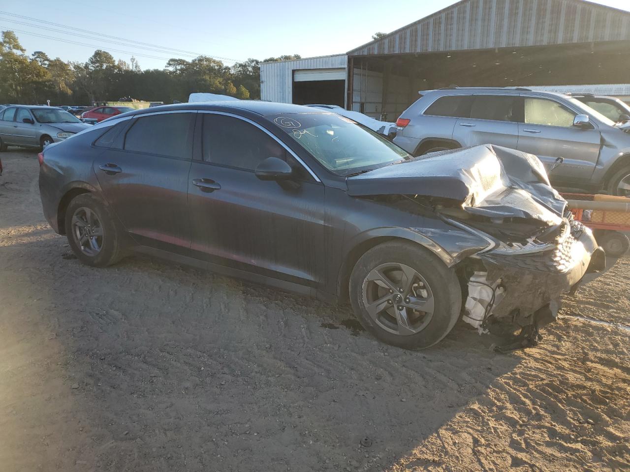 2022 KIA K5 VIN 5XXG14J2XNG126570 Copart auction photo, front end damage thumbnail 4