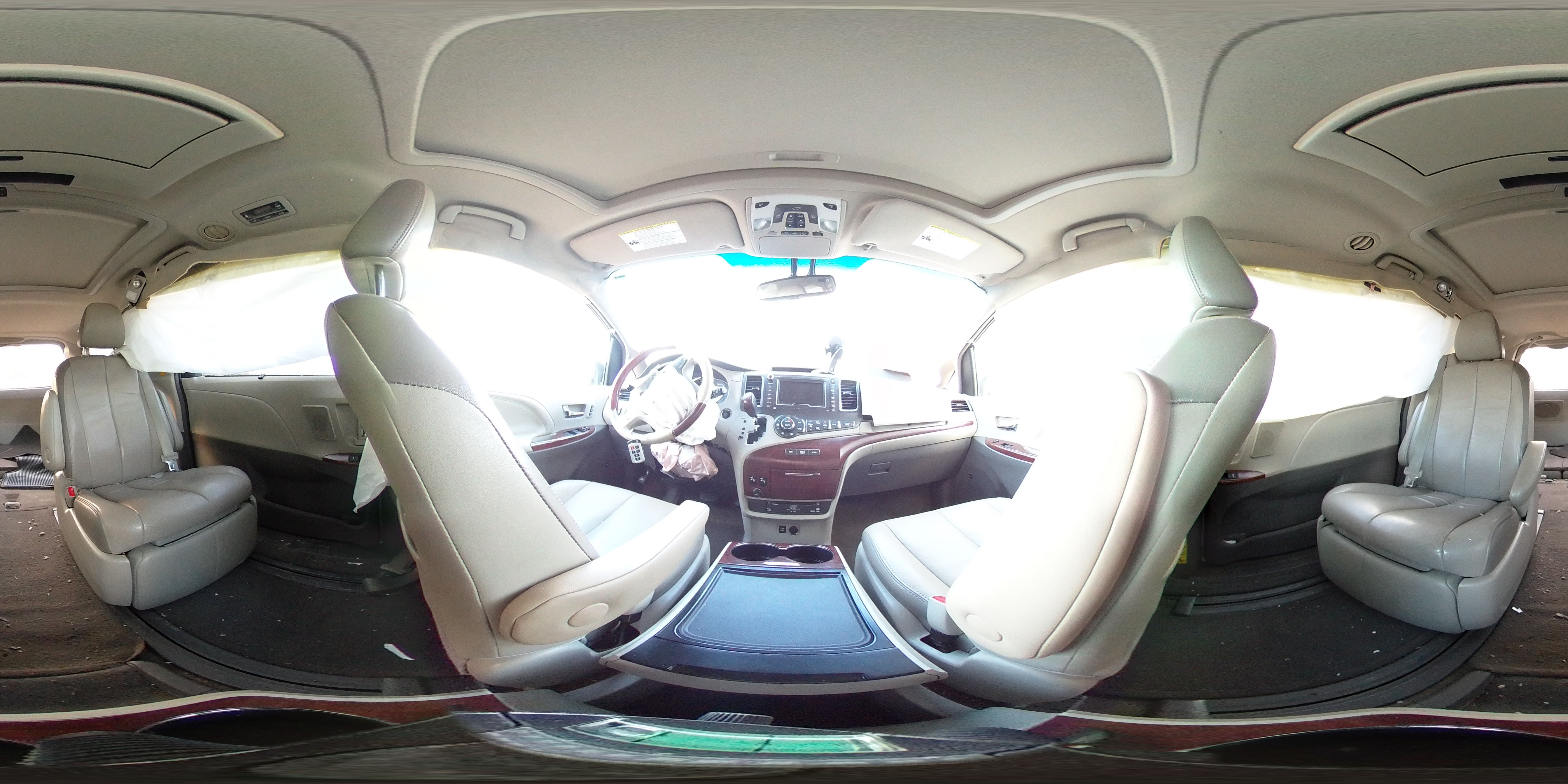 2013 Toyota Sienna VIN 5TDYK3DCXDS395116 Copart auction photo, front end / side damage thumbnail 14