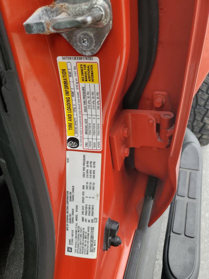 2008 Hummer H3 VIN 5GTEN13EX88174183 Copart auction photo, minor dent/scratches damage thumbnail 13