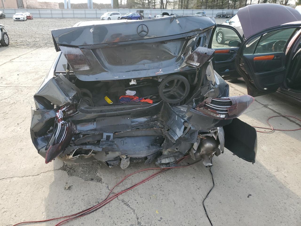 2011 Mercedes-Benz E-klasse VIN WDDHF8HB1BA431374 Copart auction photo, rear end / front end damage thumbnail 6