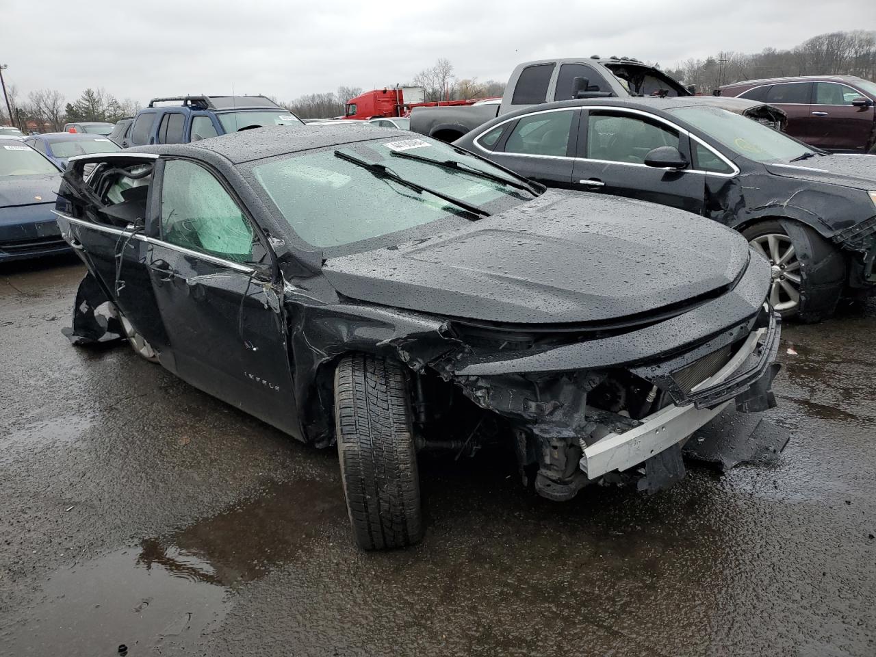 2018 Chevrolet Impala VIN 2G1105S32J9137871 Copart auction photo, all over damage thumbnail 4