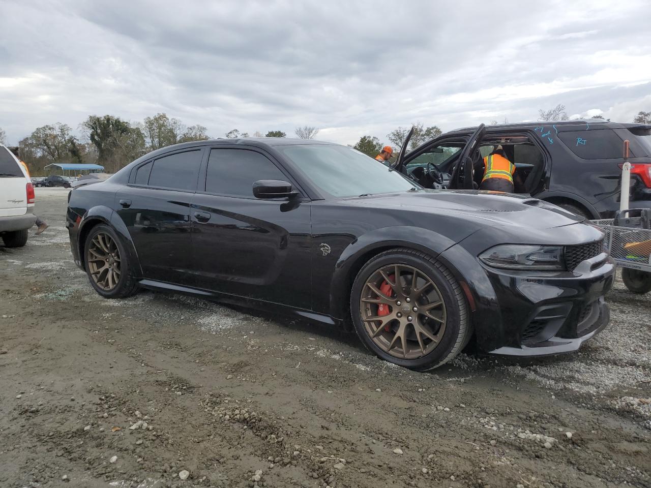 2018 Dodge Charger VIN 2C3CDXL98JH113040 Copart auction photo, top/roof damage thumbnail 4