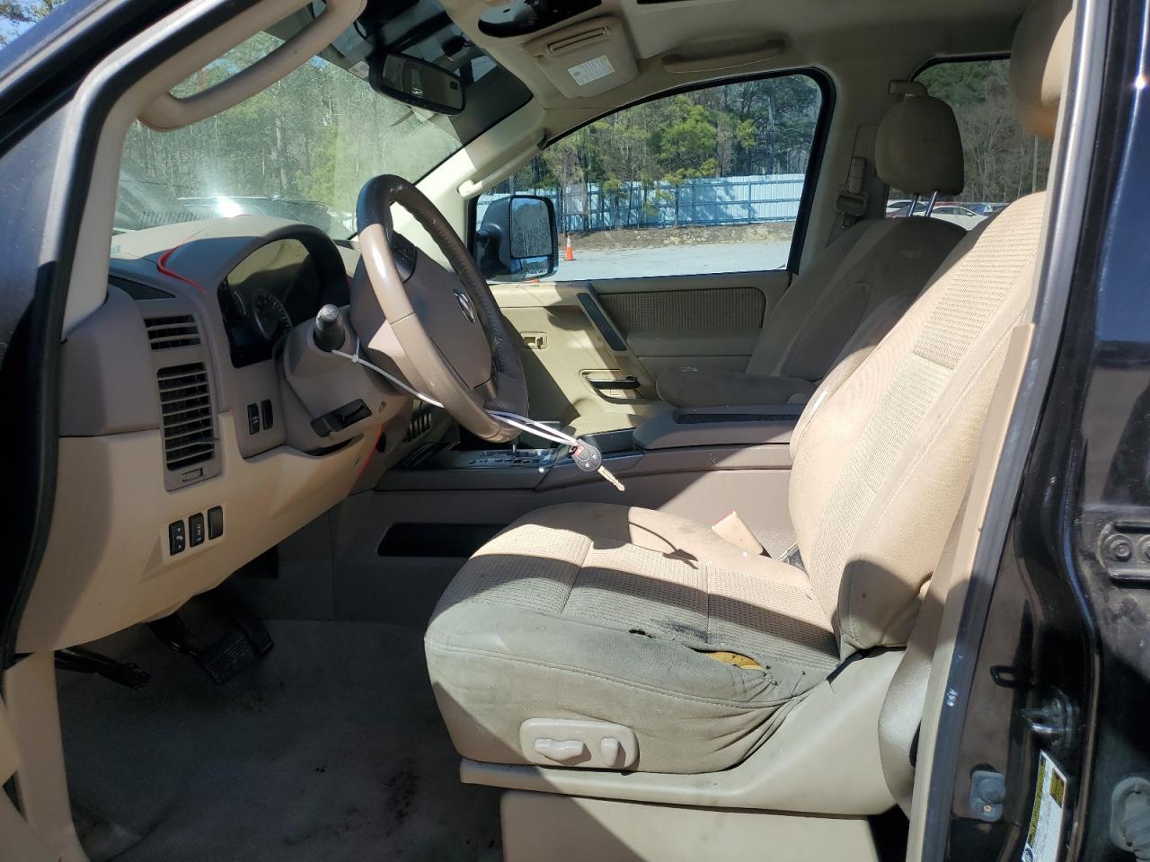 2008 Nissan Titan VIN 1N6AA07C88N305209 Copart auction photo, rear end / side damage thumbnail 7