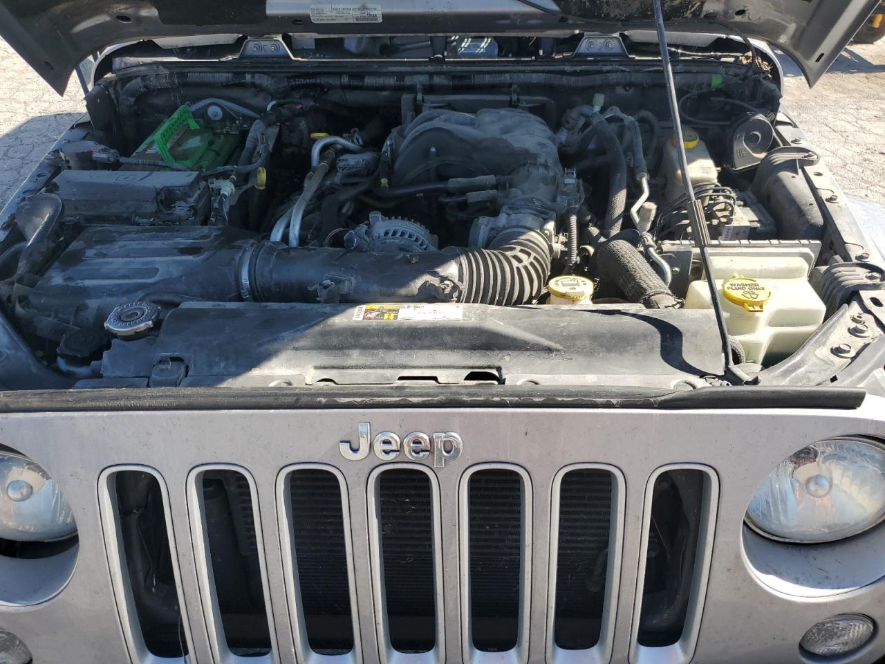 2016 Jeep Wrangler VIN 1C4BJWEG5GL249028 Copart auction photo, all over / undercarriage damage thumbnail 12