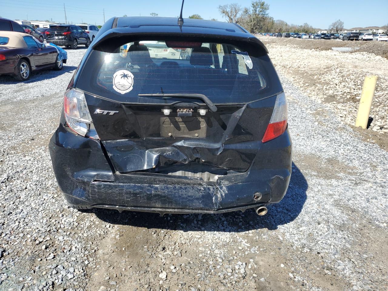 2011 Honda Fit VIN JHMGE8H55BC014281 Copart auction photo, rear end / front end damage thumbnail 6
