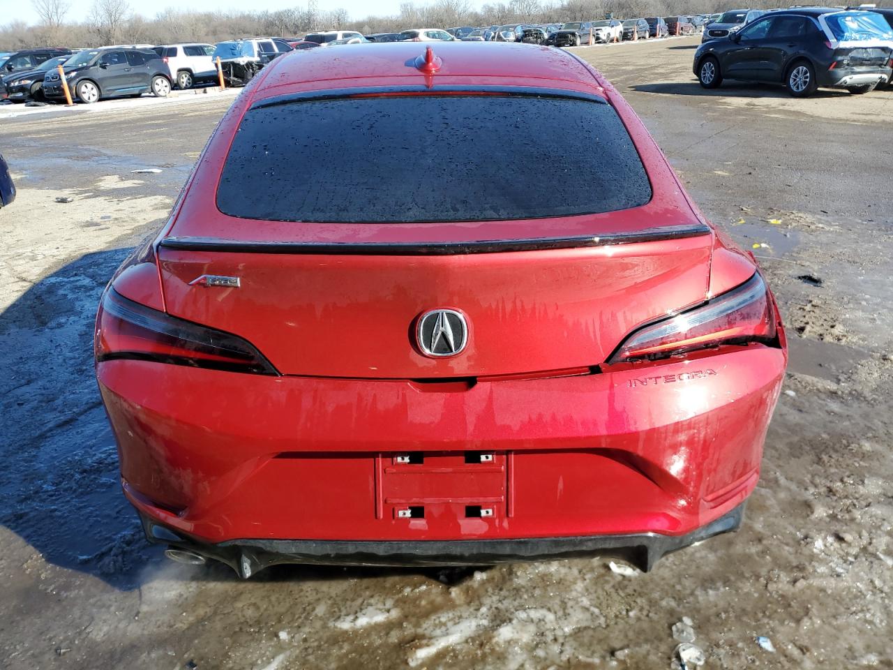 2023 Acura Integra VIN 19UDE4H35PA002521 Copart auction photo, side damage thumbnail 6