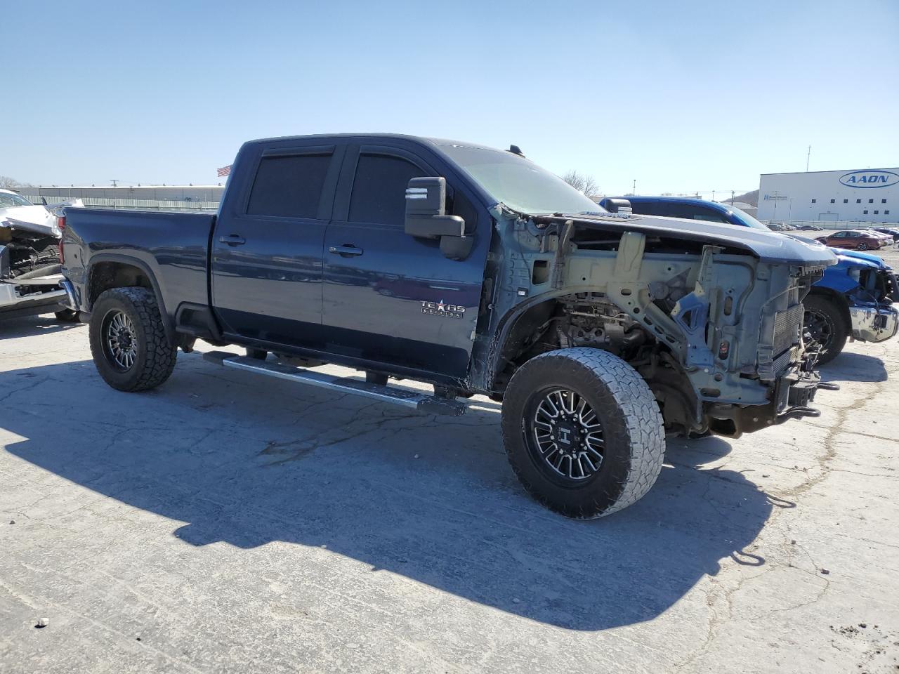 2021 Chevrolet Silverado VIN 1GC1YNEY4MF269176 Copart auction photo, front end / rear end damage thumbnail 4
