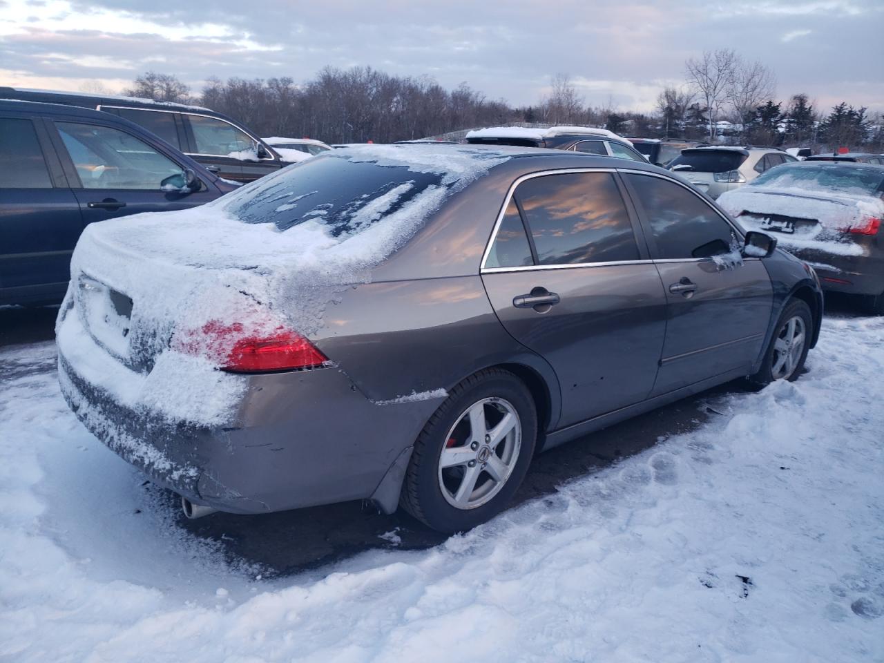 2006 Honda Accord VIN 1HGCM56846A095310 Copart auction photo, side damage thumbnail 3