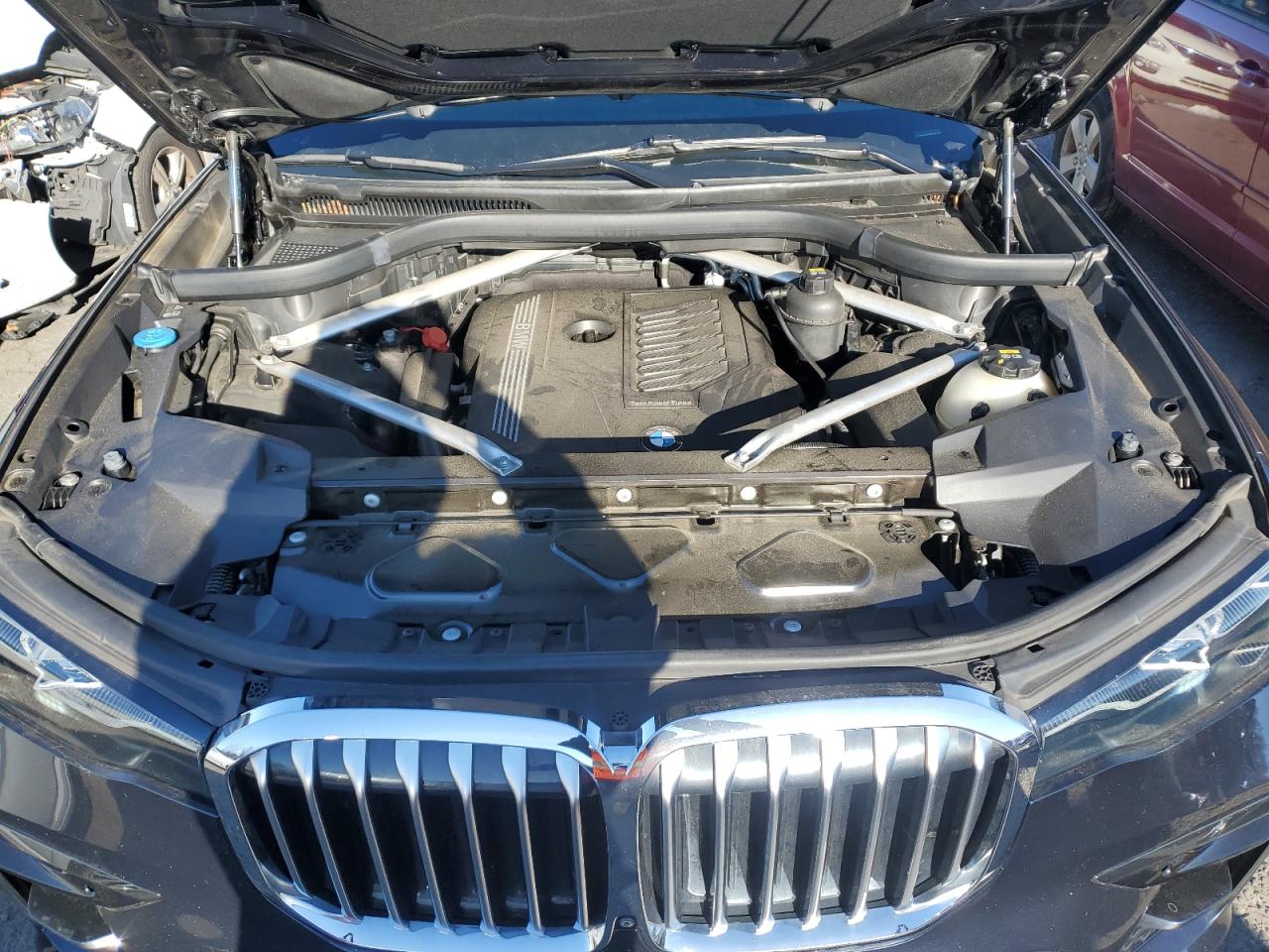 2020 BMW X7 VIN 5UXCW2C04L9B08741 Copart auction photo, side damage thumbnail 12