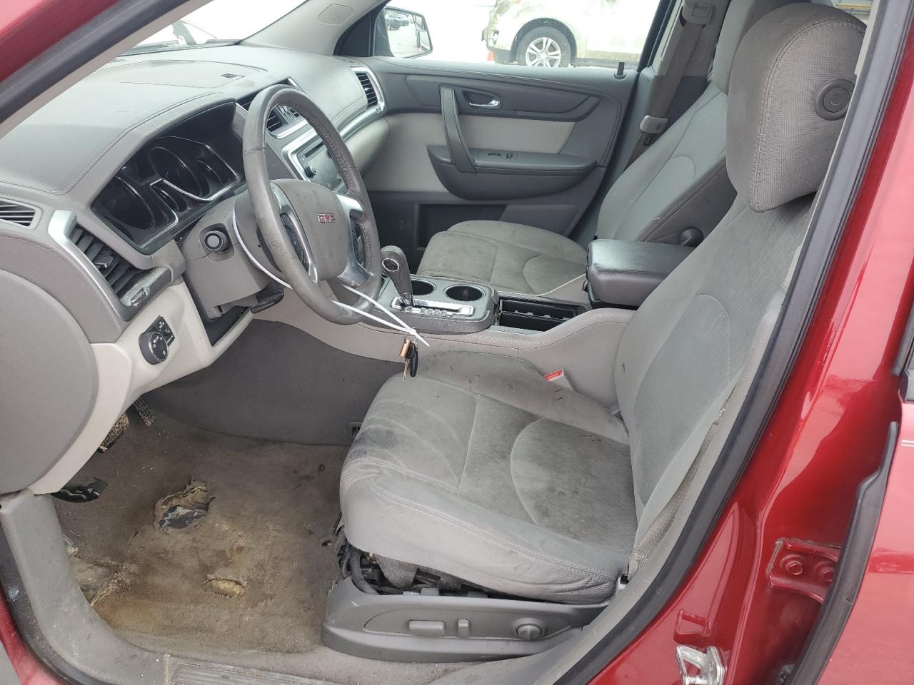 2014 GMC Acadia VIN 1GKKRPKDXEJ333500 Copart auction photo, front end / side damage thumbnail 7
