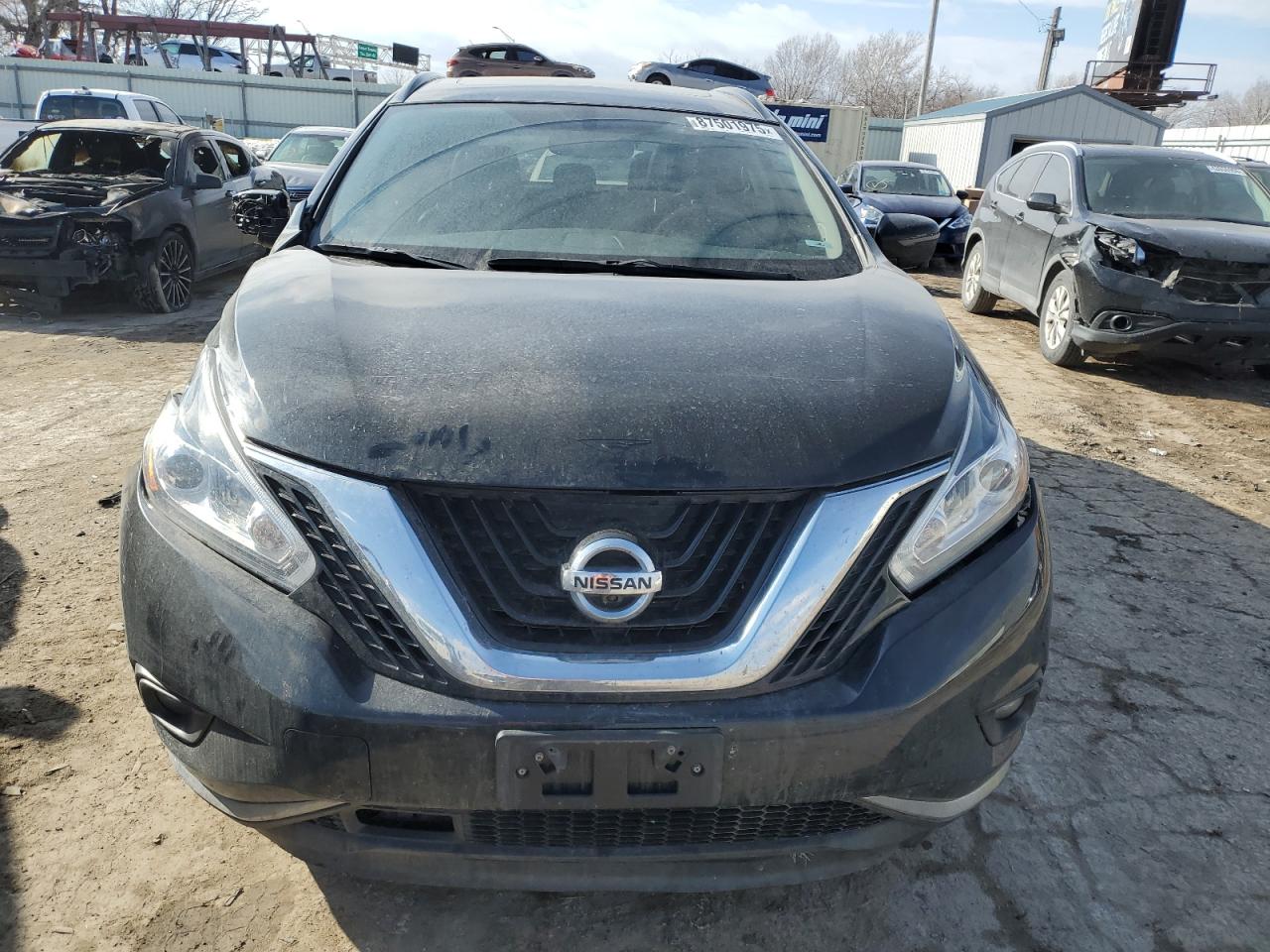 2017 Nissan Murano VIN 5N1AZ2MH4HN165548 Copart auction photo, side / front end damage thumbnail 5
