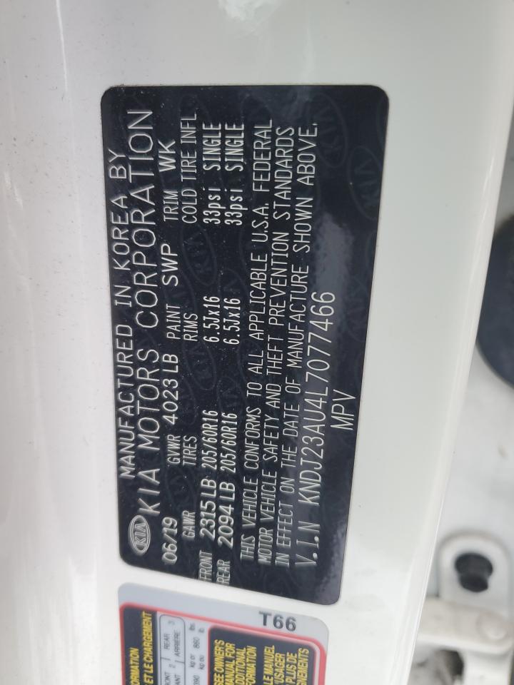 2020 KIA Soul VIN KNDJ23AU4L7077466 Copart auction photo, all over / undercarriage damage thumbnail 14