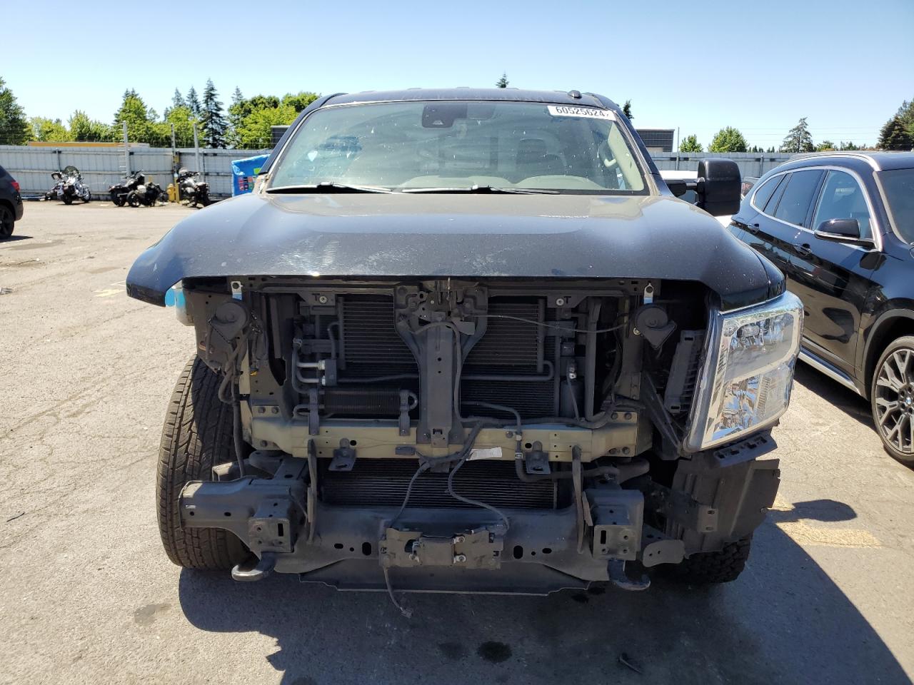 2020 Nissan Titan VIN 1N6AA1ED4LN501870 Copart auction photo, front end damage thumbnail 5