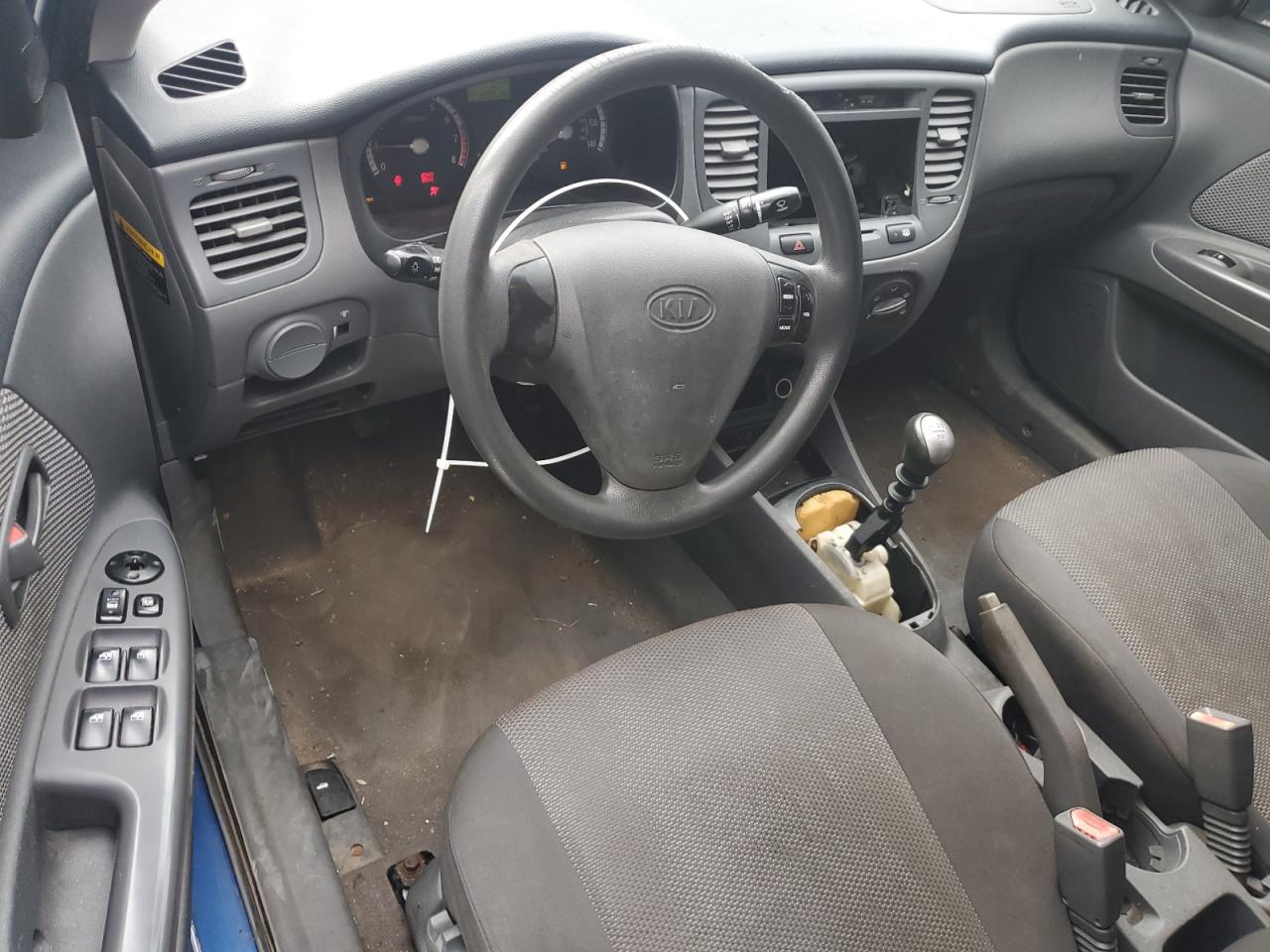 2009 KIA Rio VIN KNADE223196516154 Copart auction photo, front end damage thumbnail 8