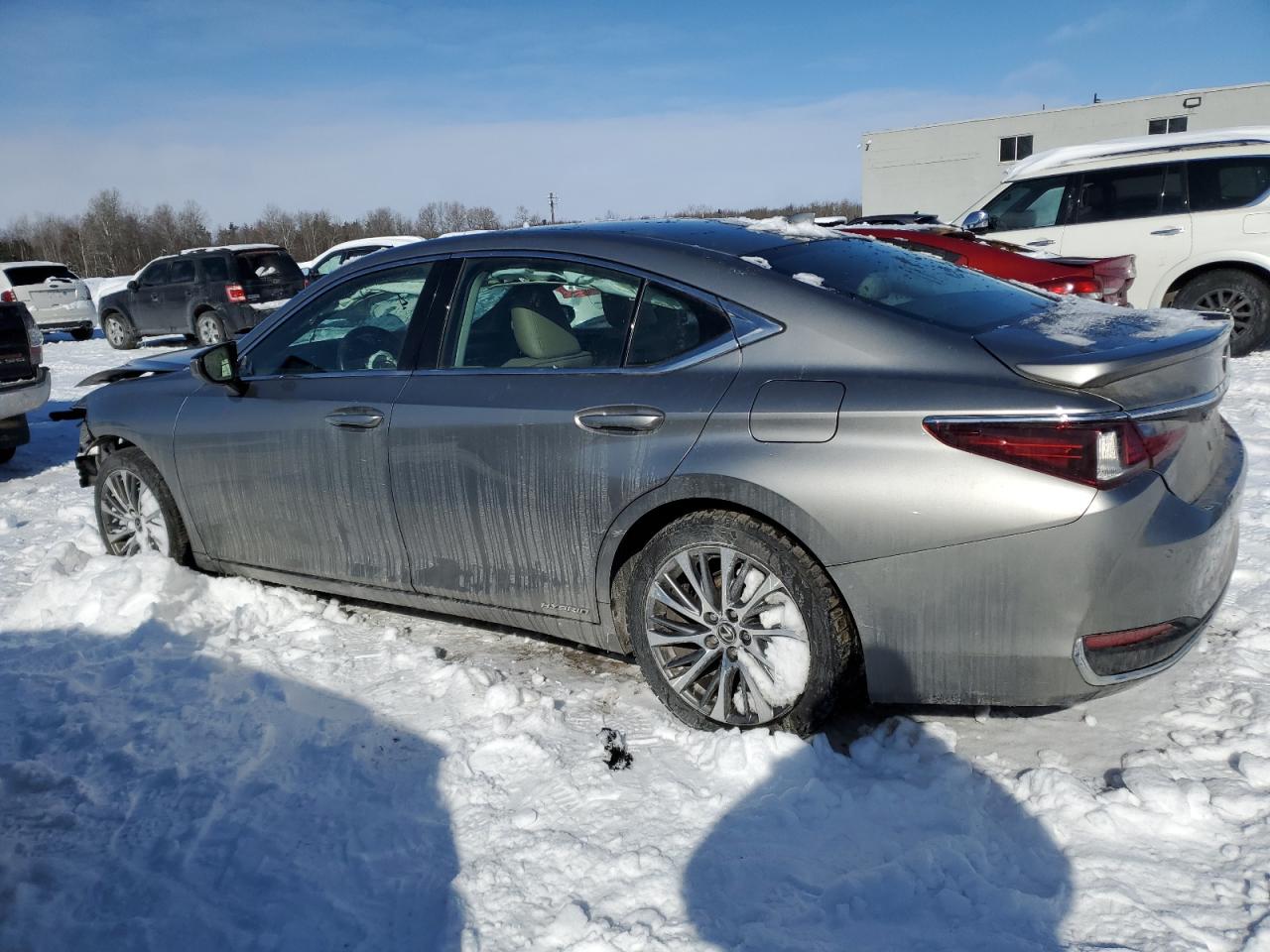 2021 Lexus ES VIN 58AB21B16MU012851 Copart auction photo, front end / side damage thumbnail 2