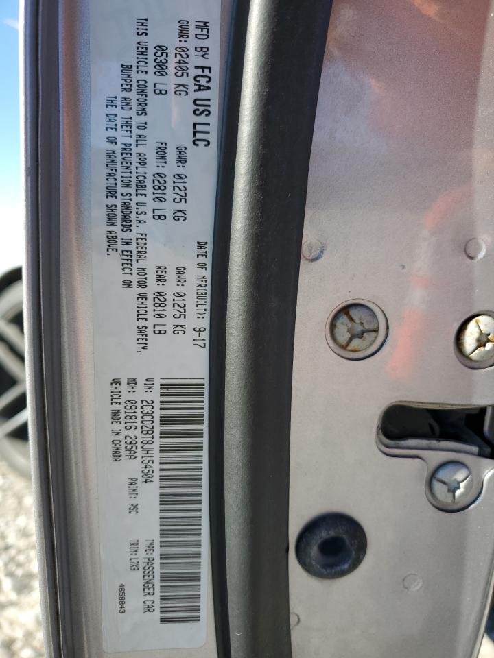 2018 Dodge Challenger VIN 2C3CDZBT8JH154504 Copart auction photo, front end damage thumbnail 14