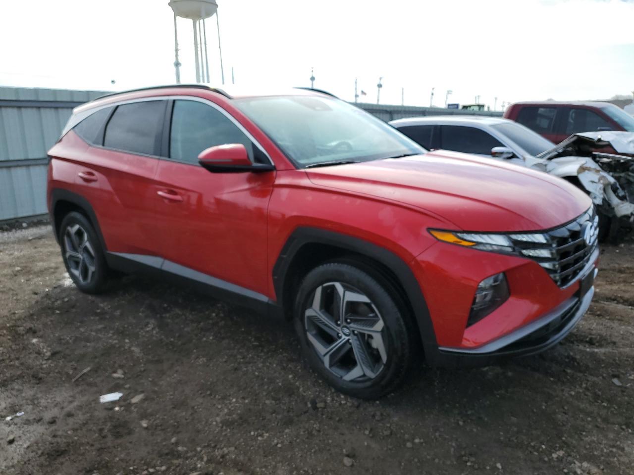 2023 Hyundai Tucson VIN 5NMJFCAEXPH249754 Copart auction photo, side damage thumbnail 4