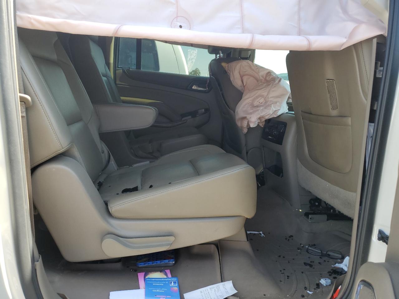 2015 GMC Yukon VIN 1GKS1HKC7FR560571 Copart auction photo, side / front end damage thumbnail 10
