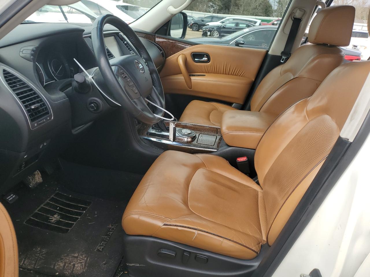 2017 Nissan Armada VIN JN8AY2ND7H9011223 Copart auction photo, front end / minor dent/scratches damage thumbnail 7