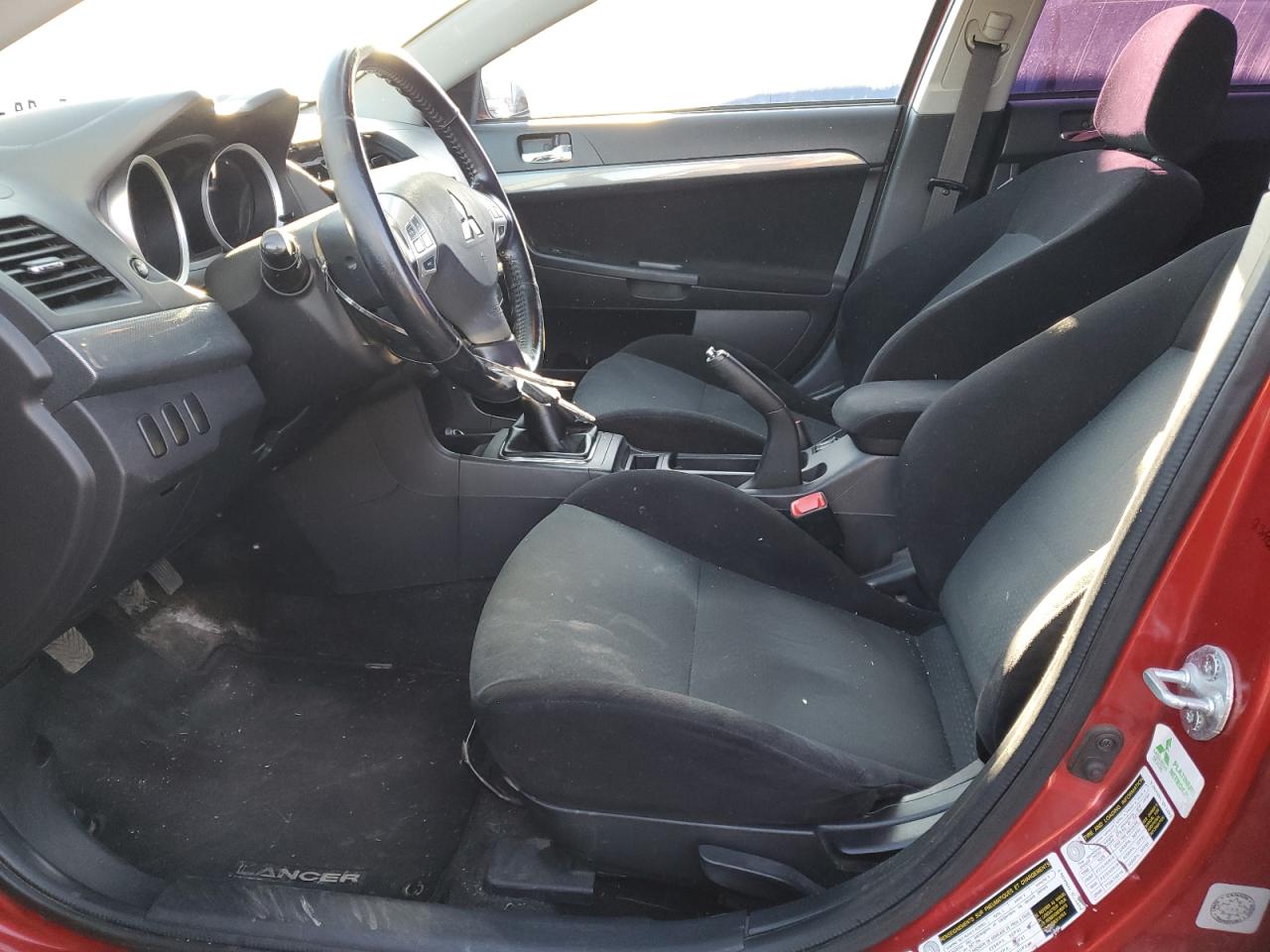 2008 Mitsubishi Lancer VIN JA3AU86U28U601835 Copart auction photo, rear end / front end damage thumbnail 7