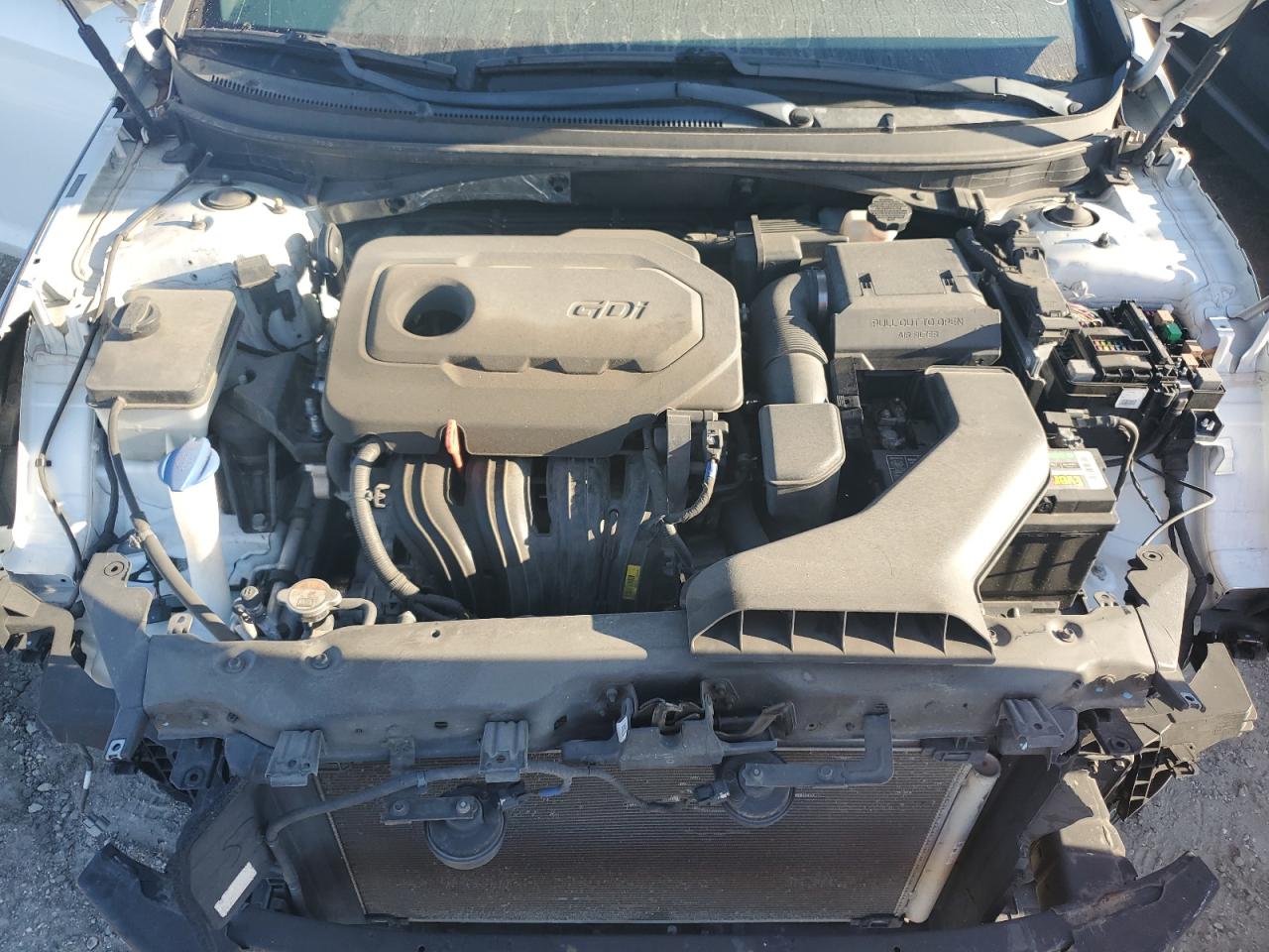2018 Hyundai Sonata VIN 5NPE24AF5JH621457 Copart auction photo, front end / minor dent/scratches damage thumbnail 11