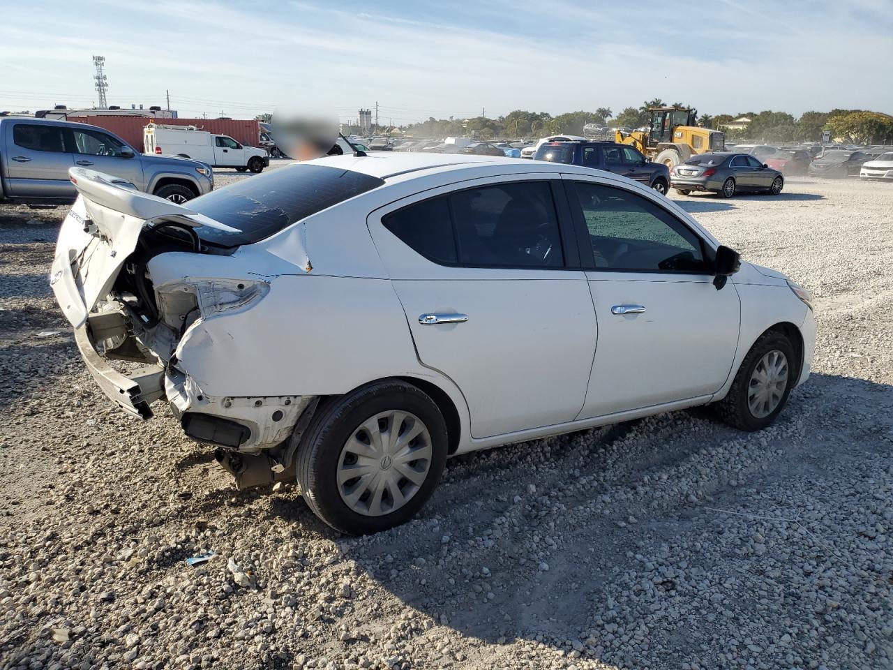 2019 Nissan Versa VIN 3N1CN7AP6KL853109 Copart auction photo, rear end damage thumbnail 3
