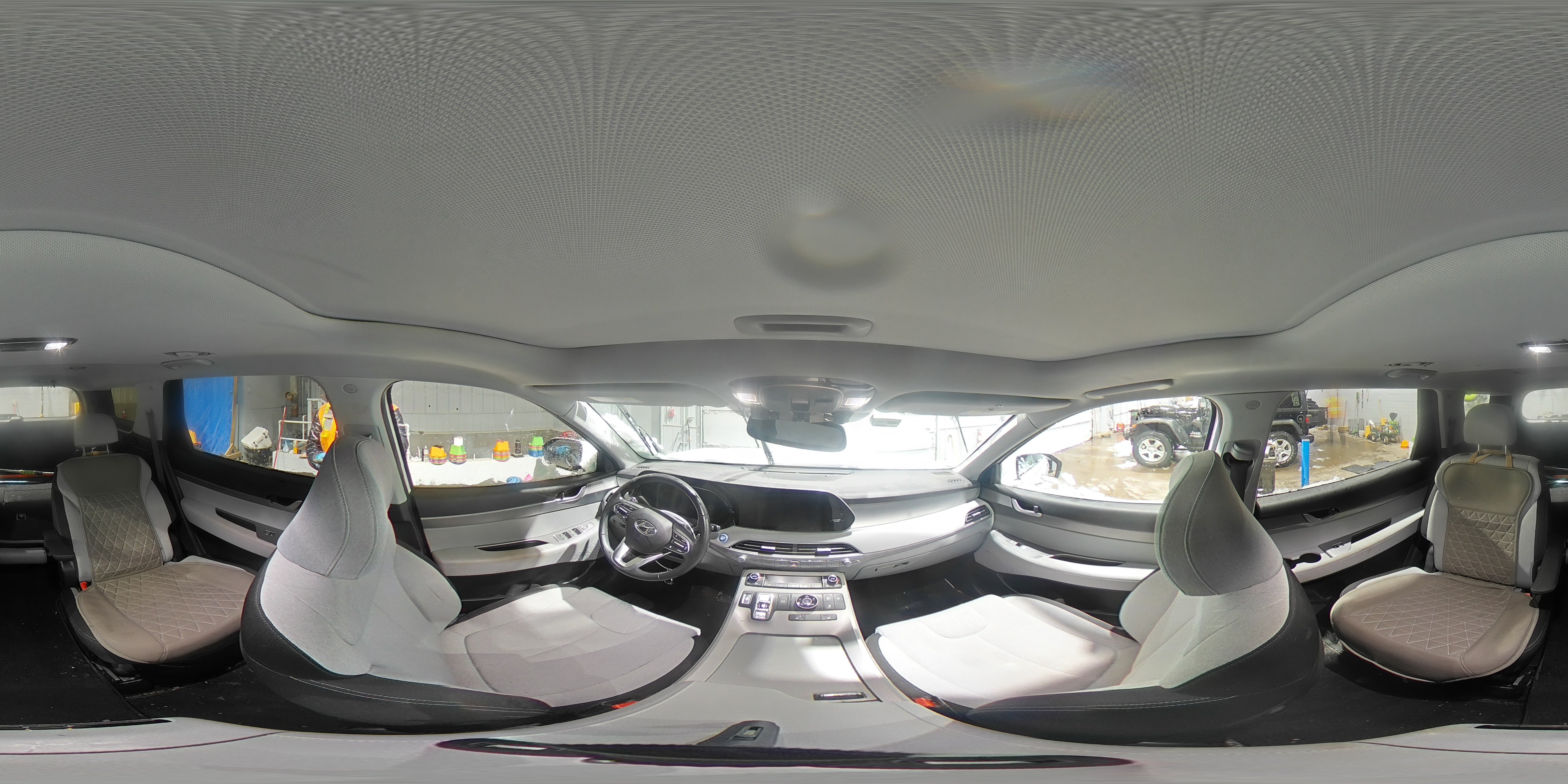 2021 Hyundai Palisade VIN KM8R2DHE9MU176371 Copart auction photo, rear end / front end damage thumbnail 13