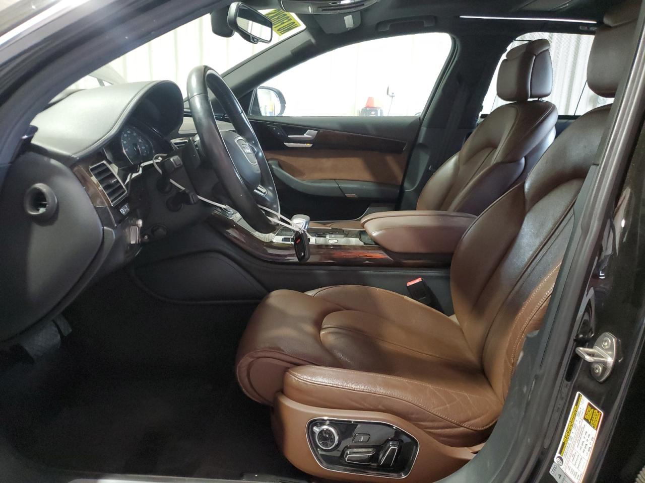 2015 Audi A8 VIN WAU3GAFD2FN009638 Copart auction photo, side damage thumbnail 7