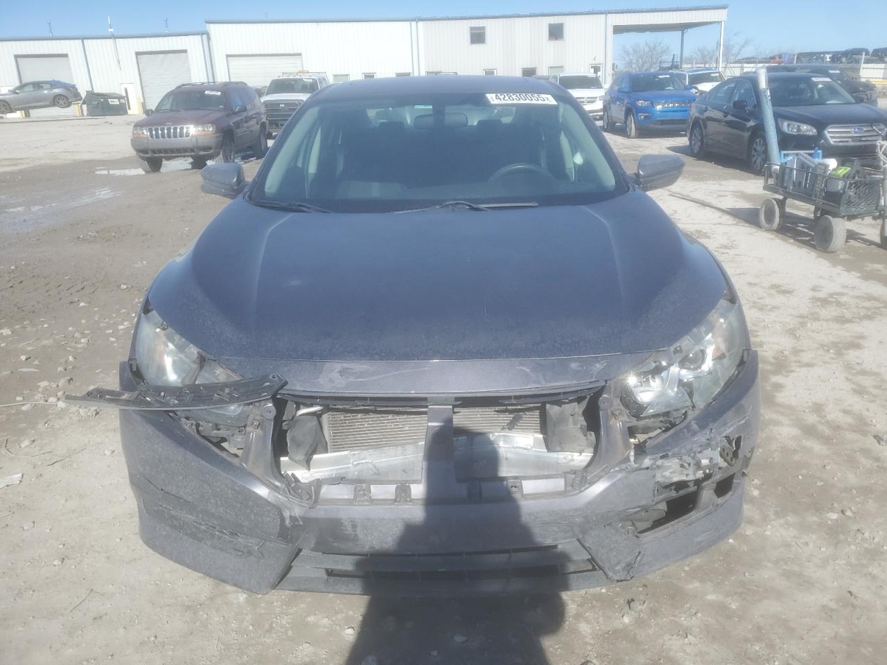 2016 Honda Civic VIN 19XFC2F73GE051544 Copart auction photo, front end damage thumbnail 5