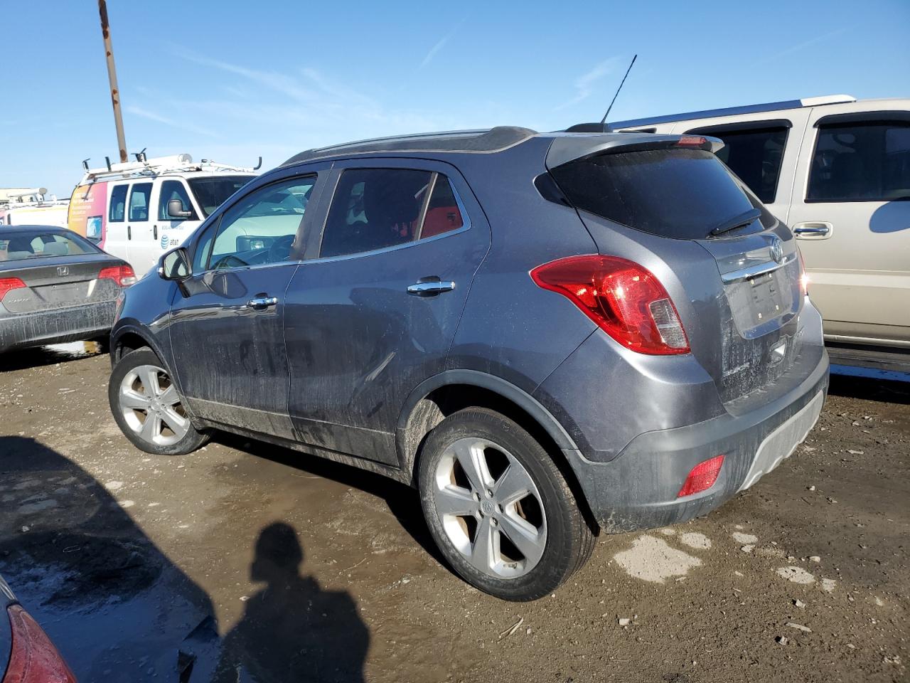2015 Buick Encore VIN KL4CJFSB8FB202409 Copart auction photo, side / minor dent/scratches damage thumbnail 2