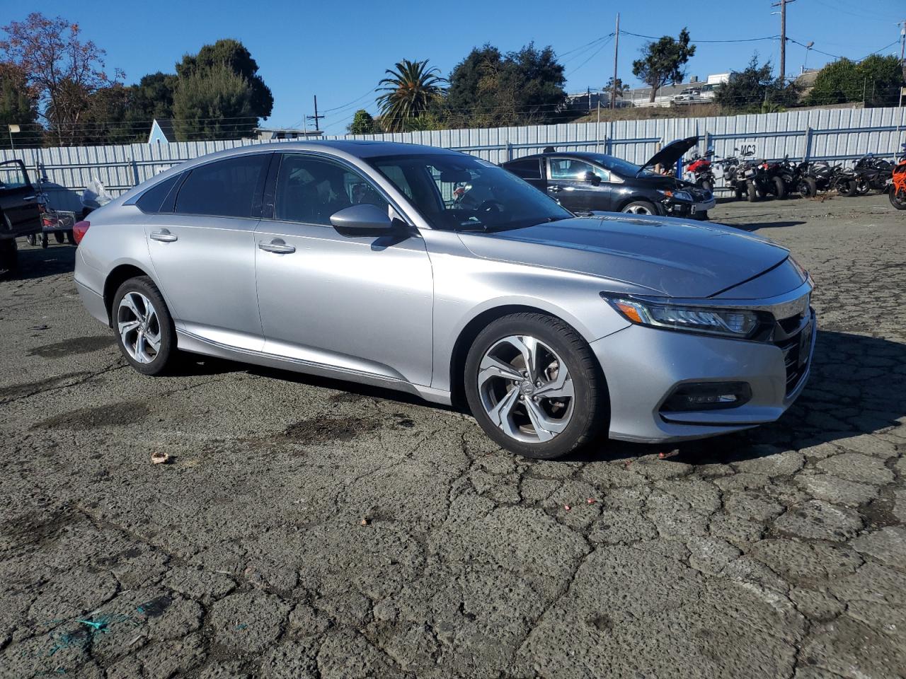 2020 Honda Accord VIN 1HGCV1F43LA050051 Copart auction photo, front end / all over damage thumbnail 4