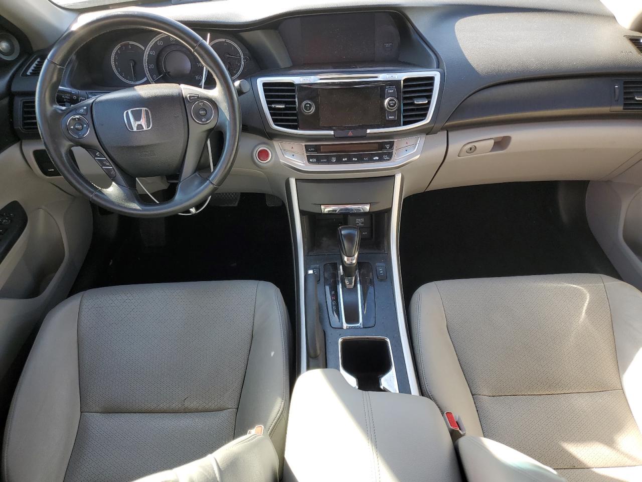 2014 Honda Accord VIN 1HGCR3F84EA001270 Copart auction photo, rear end damage thumbnail 8
