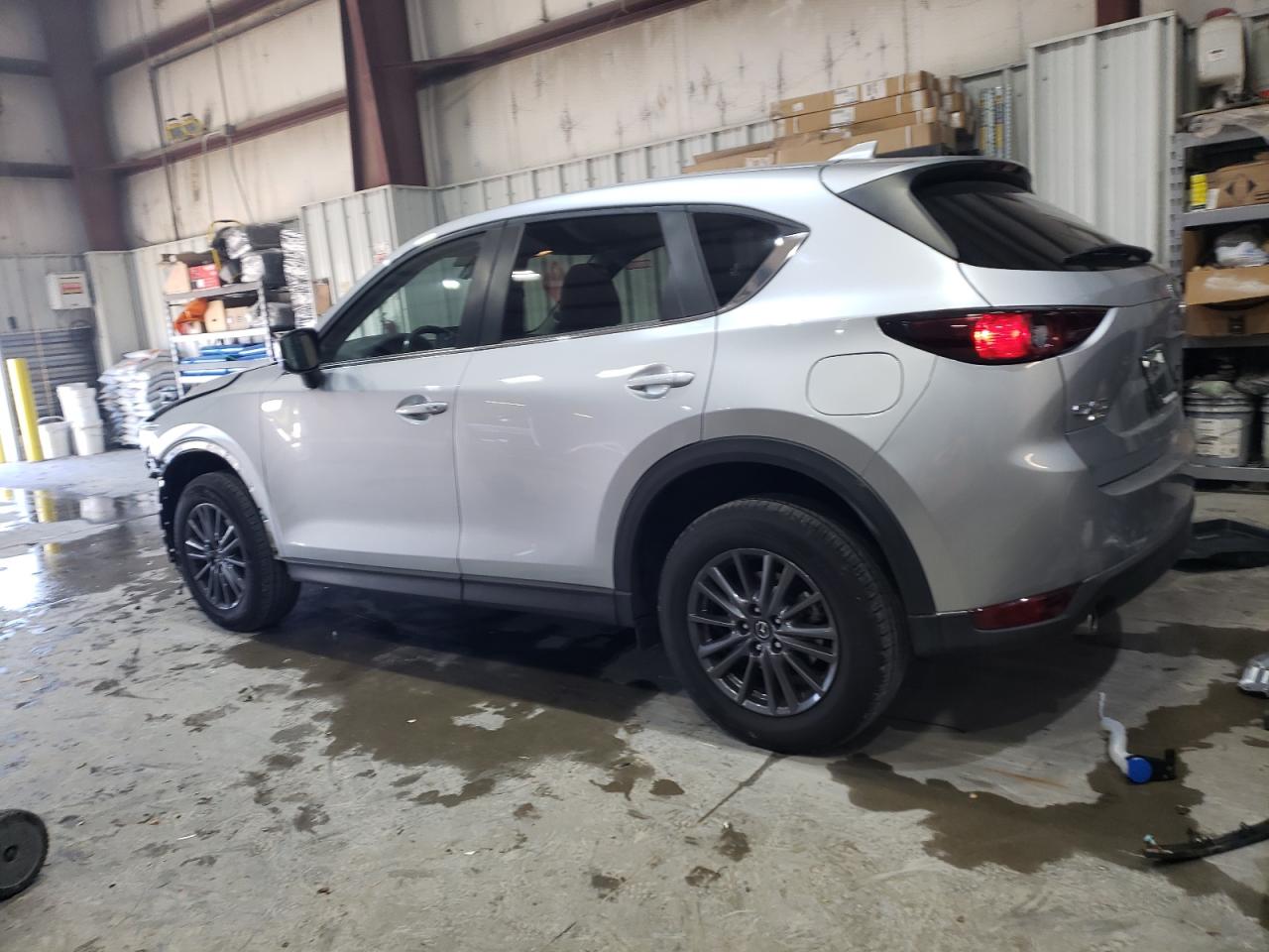 2021 Mazda CX-5 VIN JM3KFBCM7M0467530 Copart auction photo, front end / side damage thumbnail 2