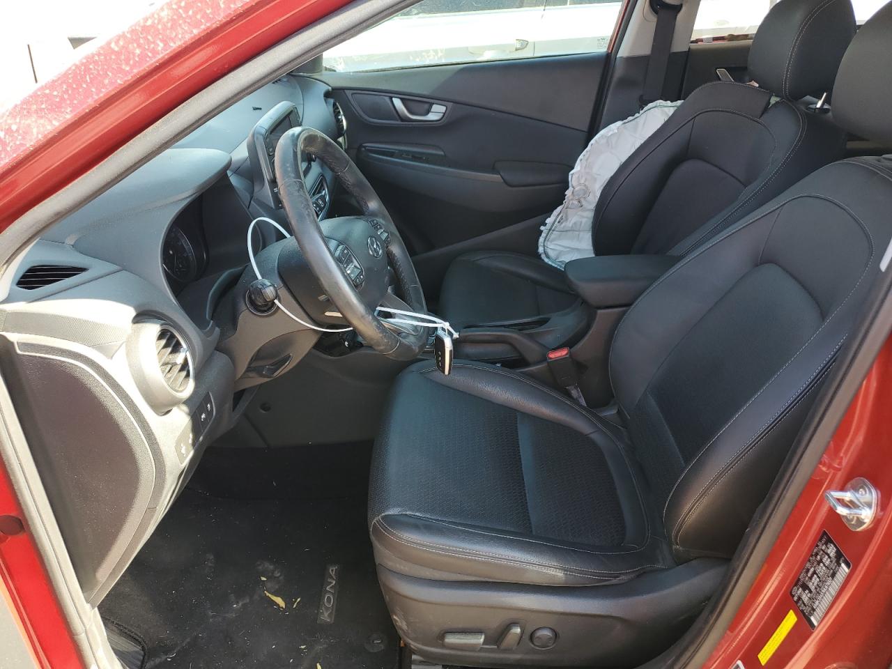 2021 Hyundai Kona VIN KM8K33A57MU679321 Copart auction photo, side / front end damage thumbnail 7