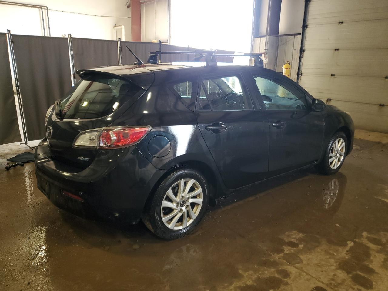 2013 Mazda 3 VIN JM1BL1LP0D1800862 Copart auction photo, front end / side damage thumbnail 3