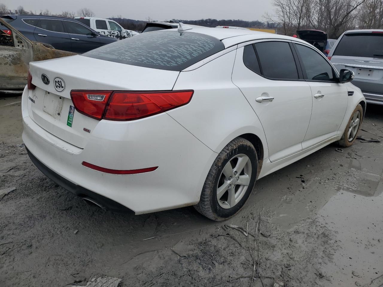 2015 KIA Optima VIN KNAGM4A75F5568341 Copart auction photo, minor dent/scratches damage thumbnail 3
