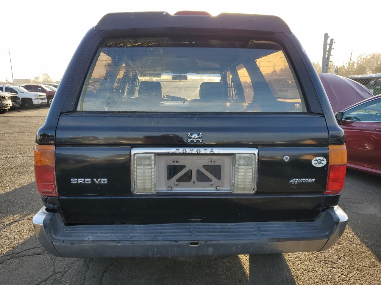 1995 Toyota 4Runner VIN JT3VN39W3S8074764 Copart auction photo, rear end / hail damage thumbnail 6
