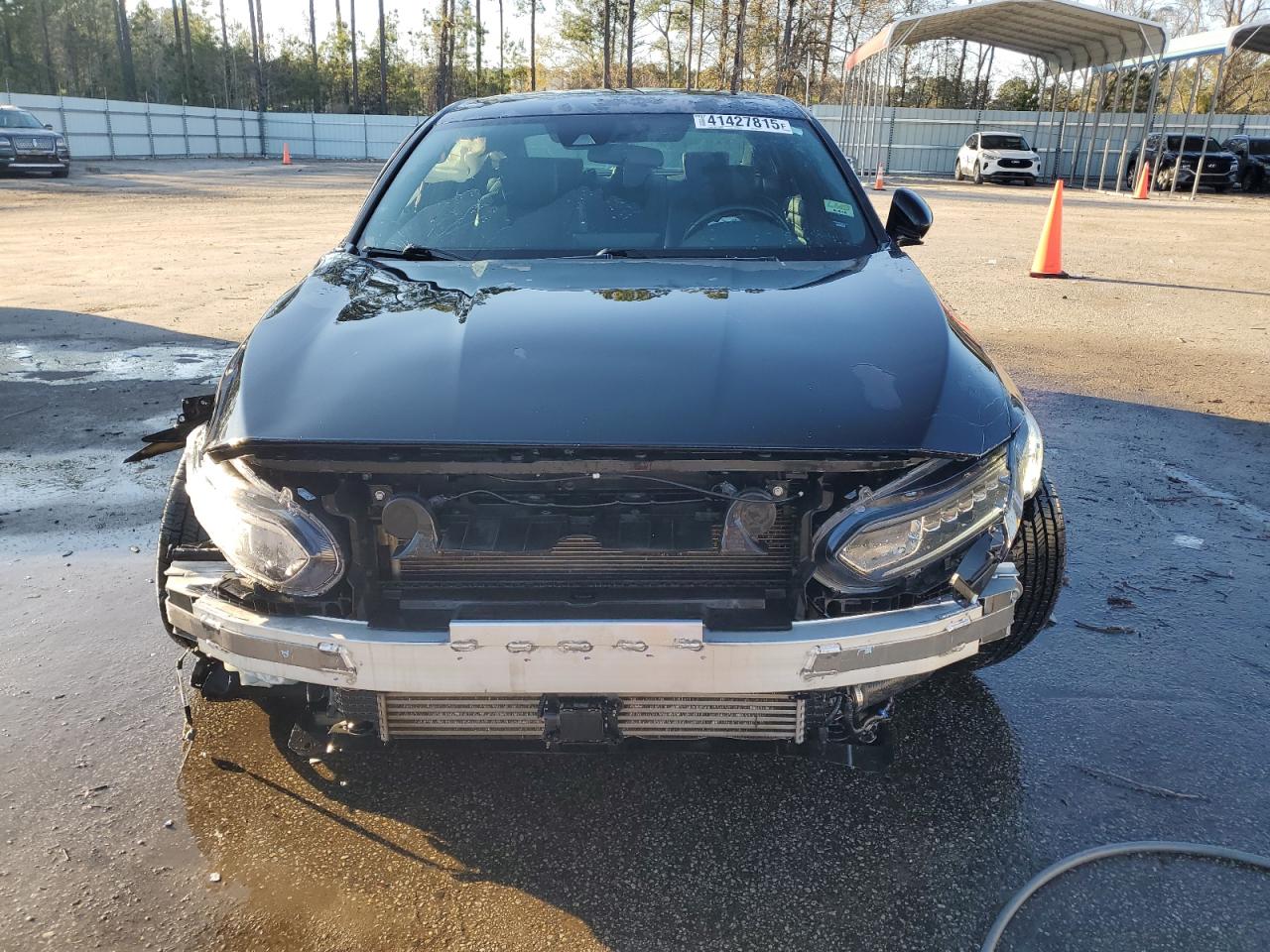 2019 Honda Accord VIN 1HGCV2F37KA033250 Copart auction photo, all over damage thumbnail 5
