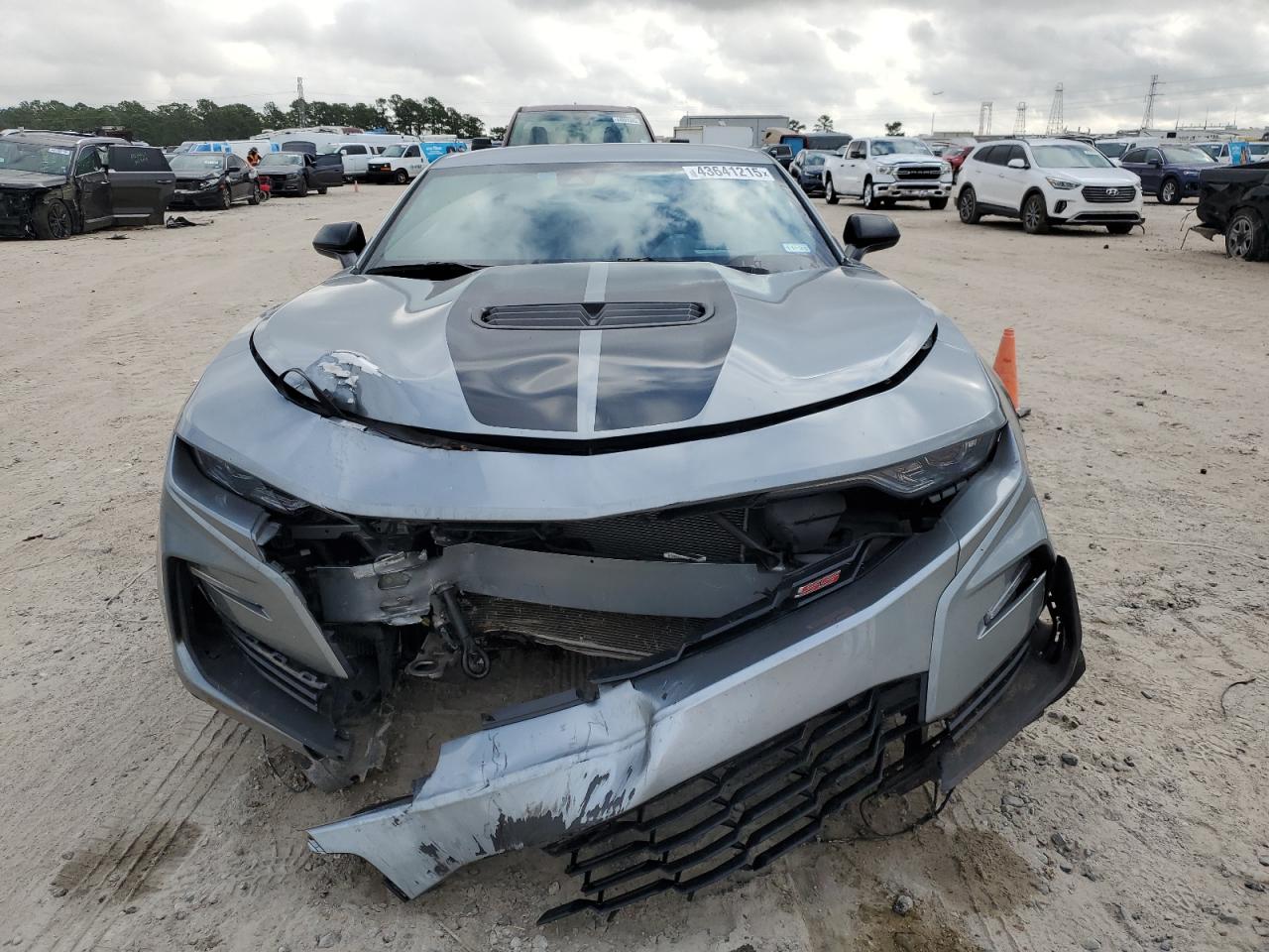 2024 Chevrolet Camaro VIN 1G1FG1R75R0101777 Copart auction photo, front end / all over damage thumbnail 5