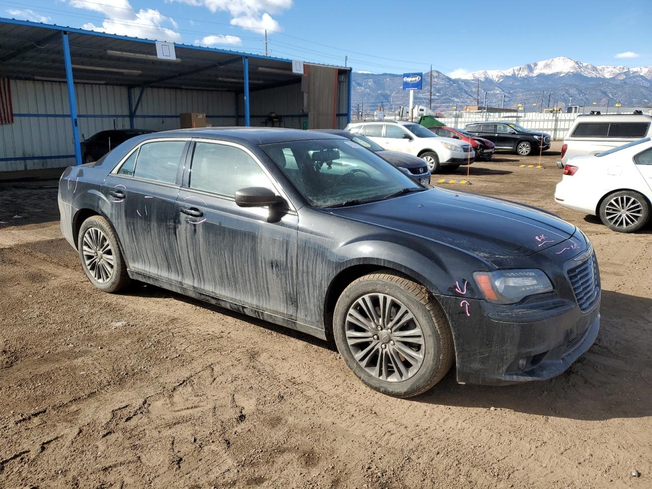 2014 Chrysler 300 VIN 2C3CCAJT3EH240203 Copart auction photo, rear end / front end damage thumbnail 4