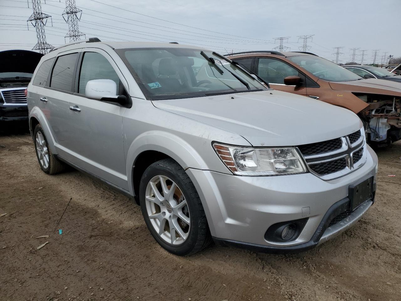 2013 Dodge Journey VIN 3C4PDDDG4DT607562 Copart auction photo, front end / minor dent/scratches damage thumbnail 4