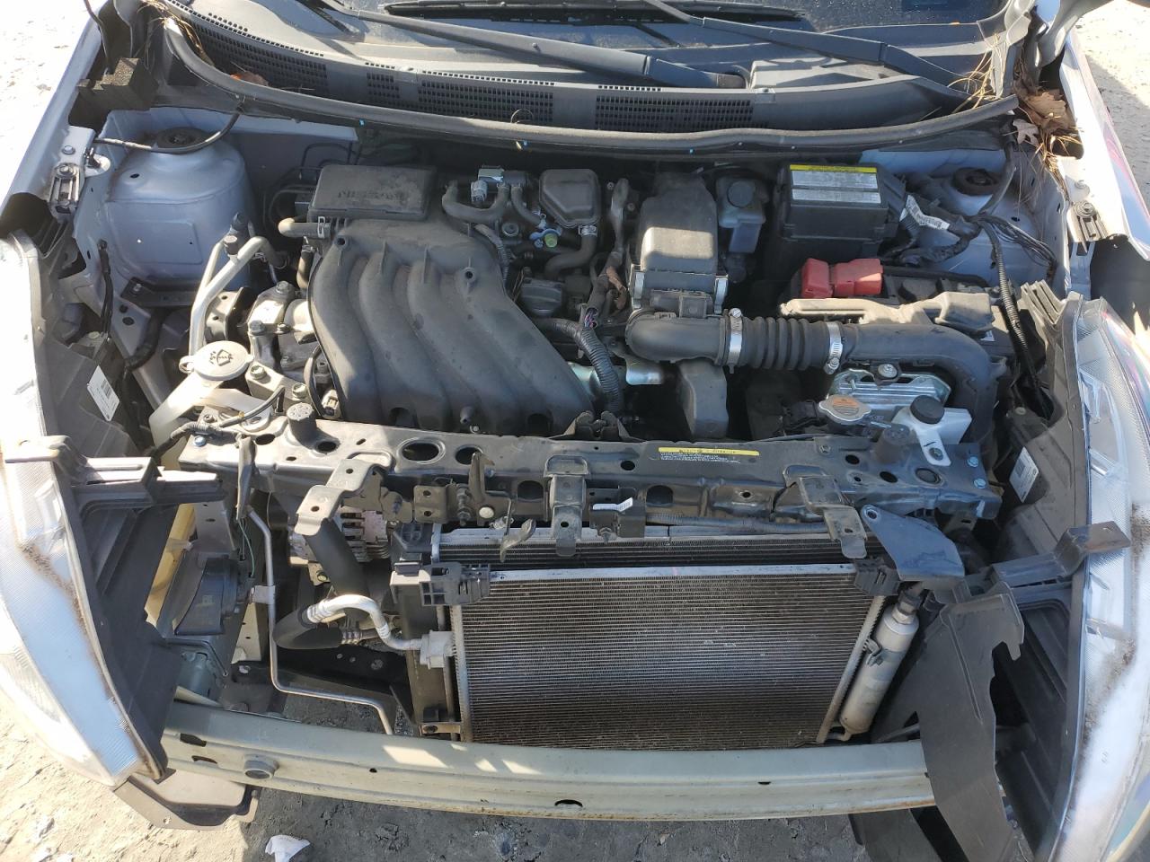 2019 Nissan Versa VIN 3N1CN7AP5KL859824 Copart auction photo, all over damage thumbnail 12